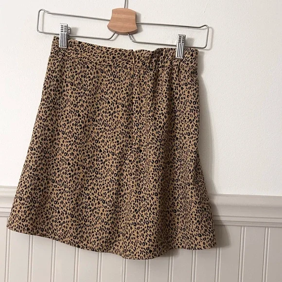 BP Cute Animal Leopard Print Mini Skirt Size XS - Picture 6 of 7